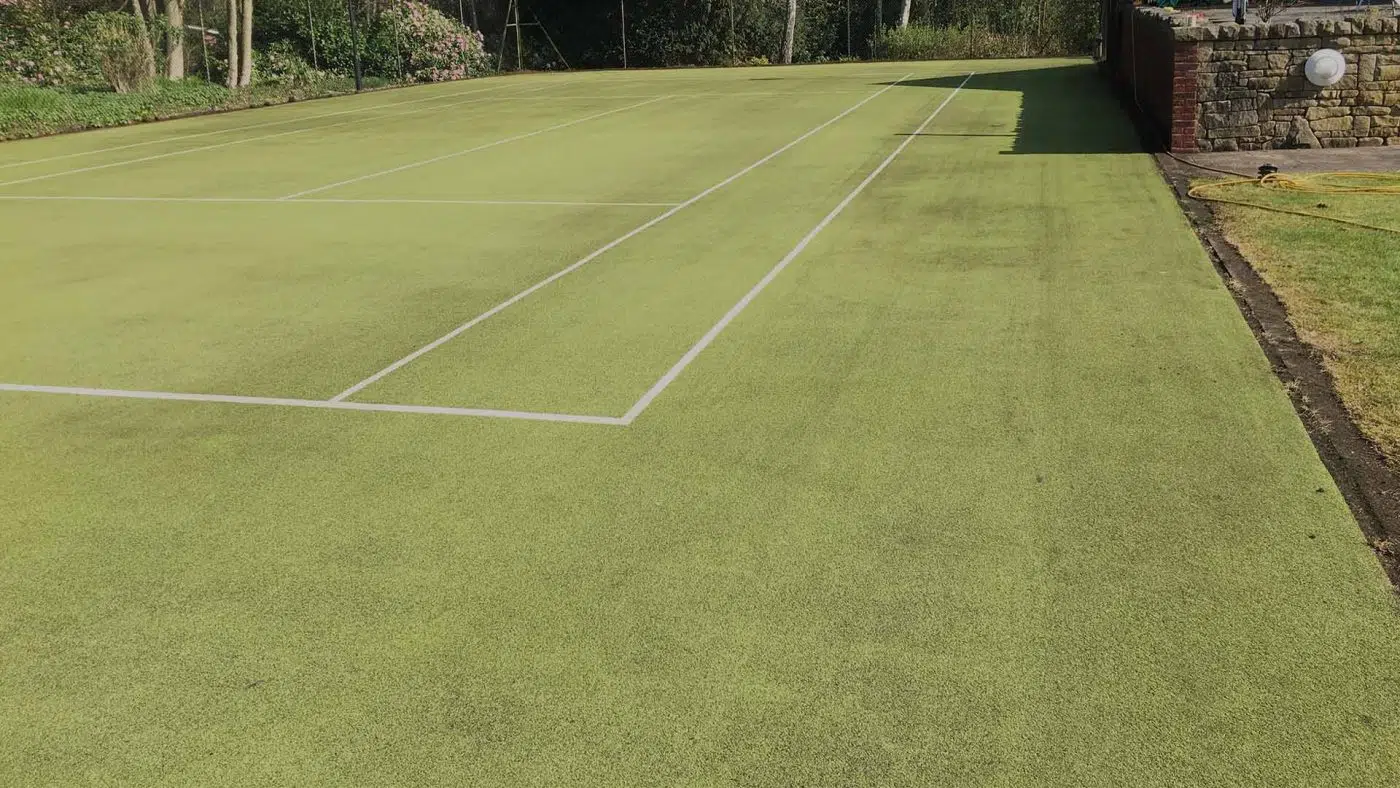 Tennis Court Cleaning