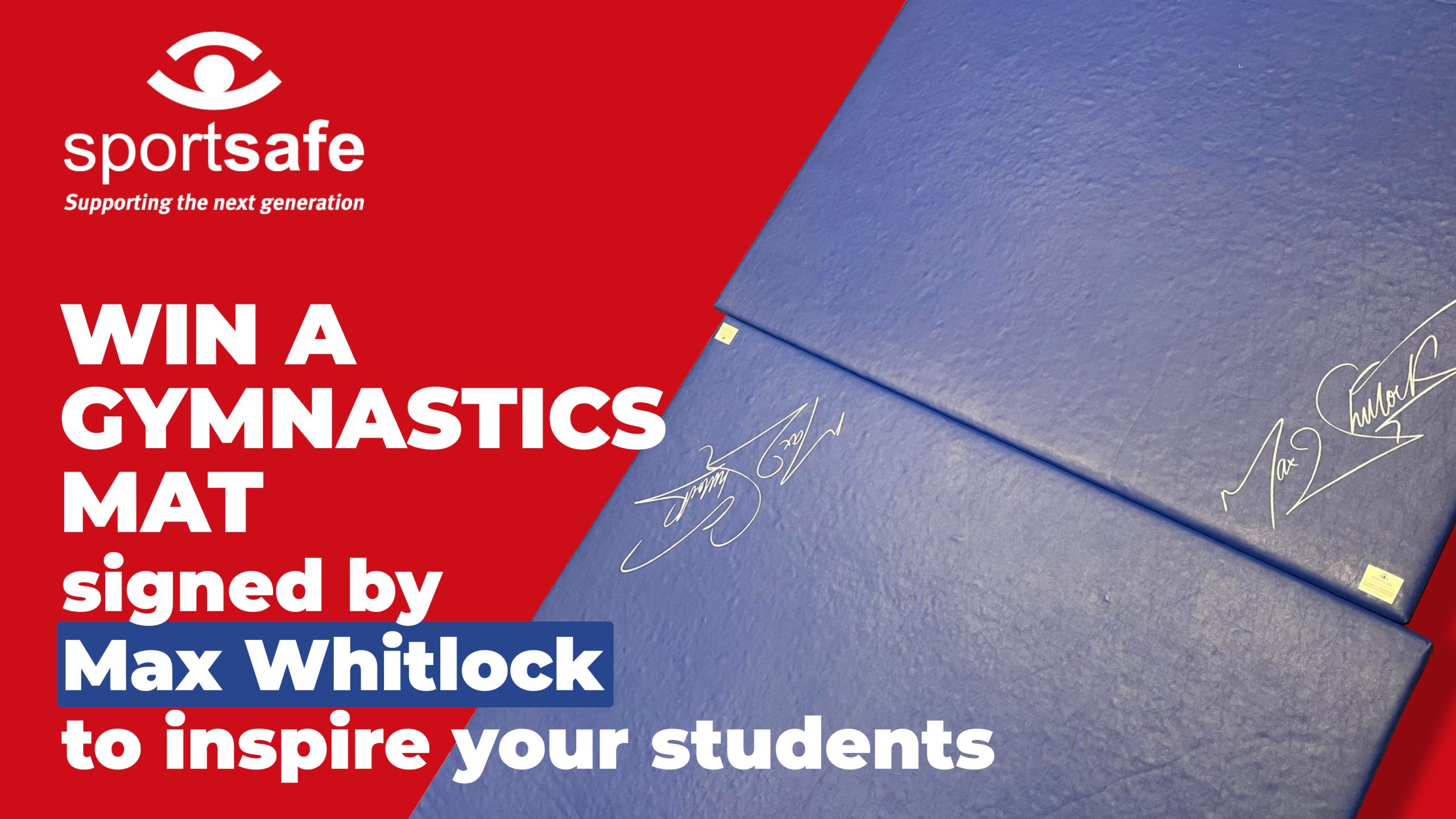 WIN a Gymnastics Mat signed by Max Whitlock | Sportsafe