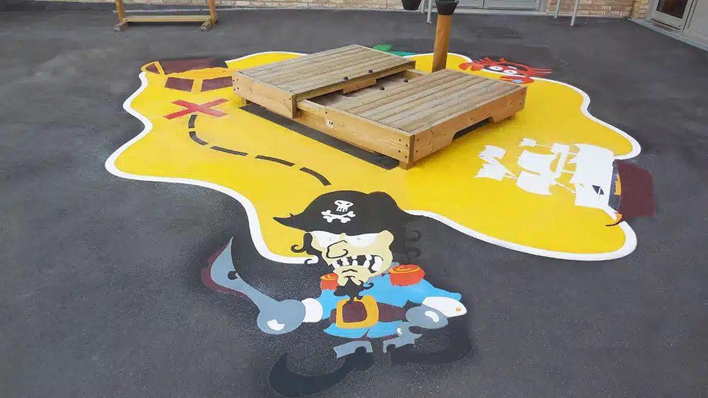 Pirate Ship Playground Markings