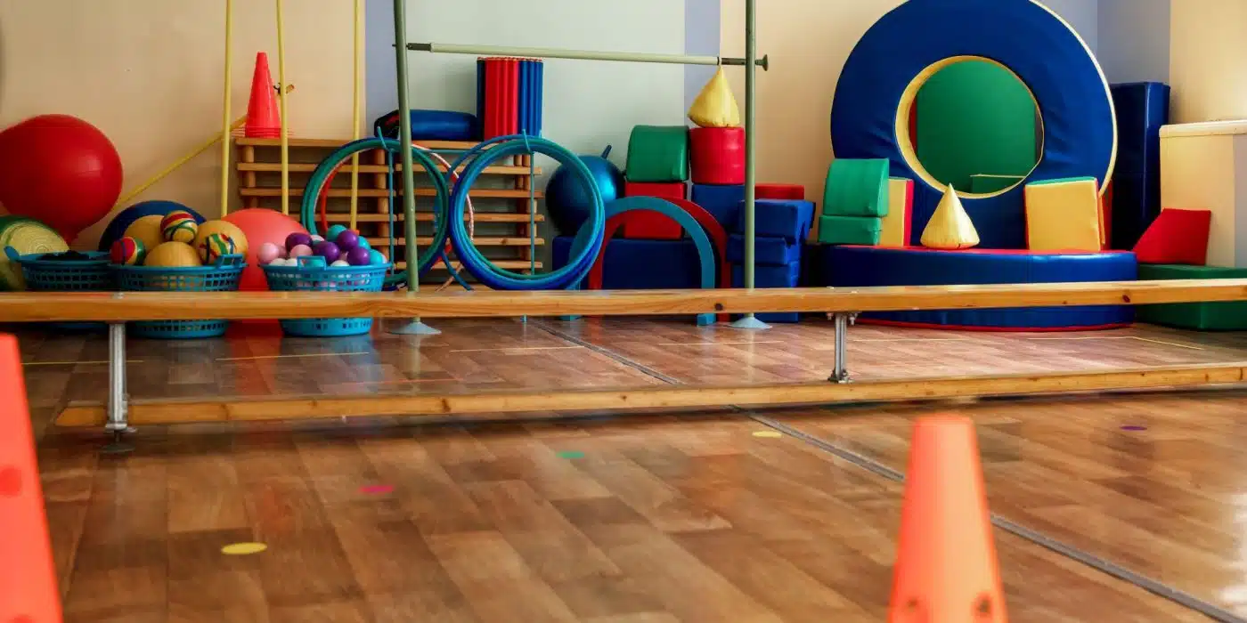 Balance Bench in a Primary School Sports Hall