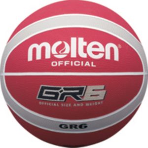 Molten BGR Red-Silver Basketball - Size 6