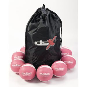 Molten Volleyball - Pink - Pack of 12 + Bag