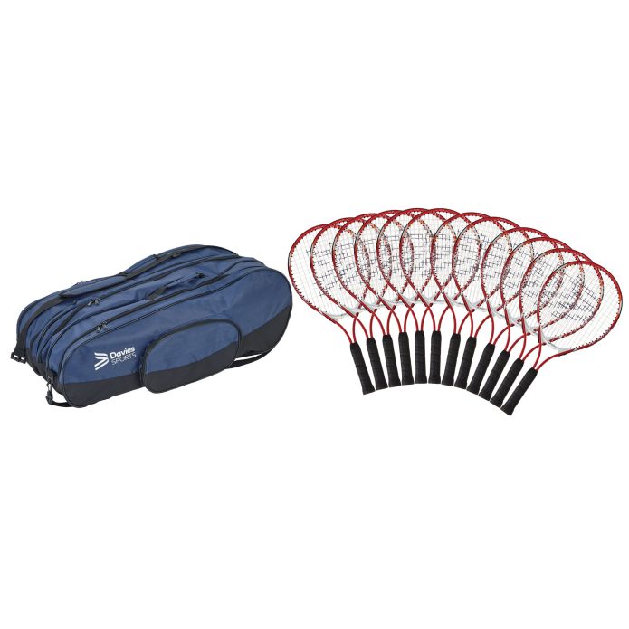 Davies Tennis Racquet - 21 Inches - Pack of 12 + Bag