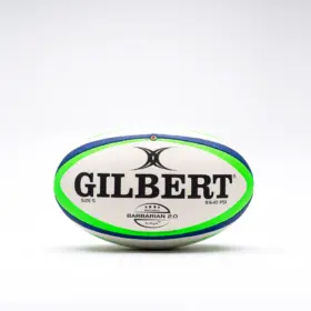 Gilbert Barbarian Rugby Ball – White – Size 5