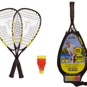 Speed Badminton Racket & Ball Set - 4400