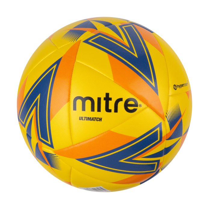 Mitre Ultimatch Football - Yellow - Size 3