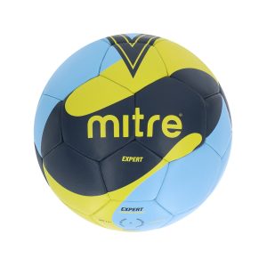 Mitre Expert Handball - Yellow/Navy/Sky - Size 3