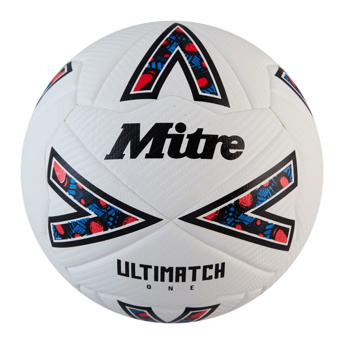 Mitre Ultimatch One - Size 5 - White - Pack of 12 Including Bag