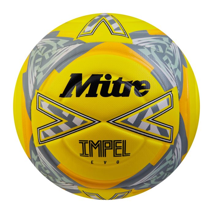 Mitre Impel EVO - Yellow - Size 3 - Pack of 12 Including Bag