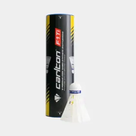 Carlton F1 Shuttlecocks – White – Medium – Pack of 6