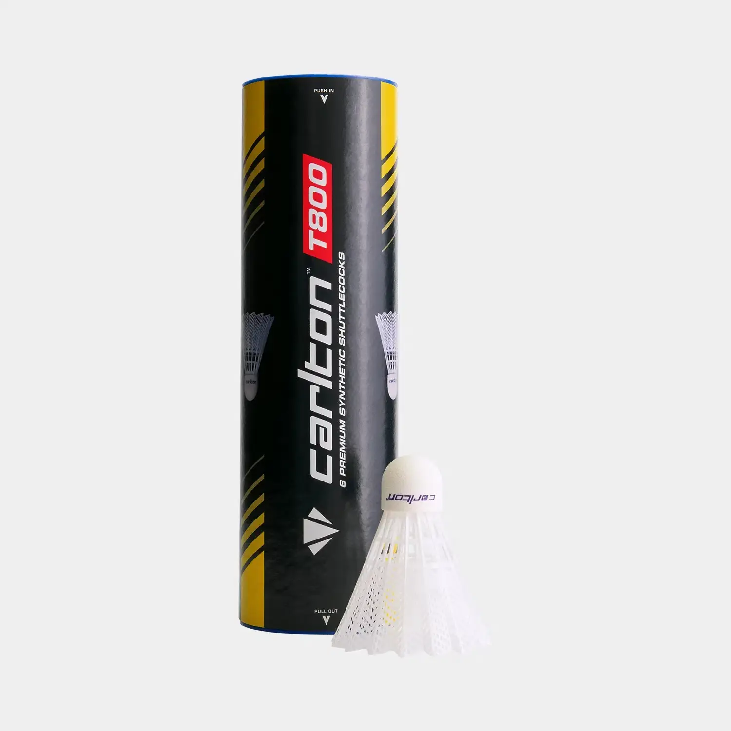 Carlton T800 Shuttlecock – White – Medium – Pack of 6