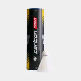Carlton T800 Shuttlecock – White – Medium – Pack of 6