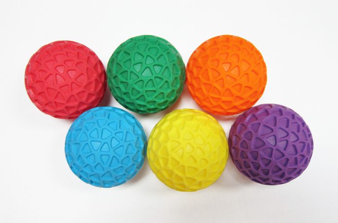 Tac-Tile Ball - Assorted - 9cm - Pack of 6