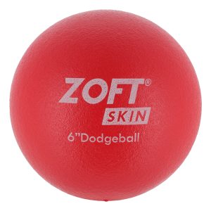 Zoftskin Dodgeball - Size 6 - Red