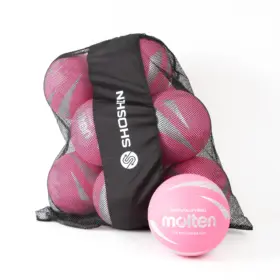 Molten Volleyball – Pink – Pack of 12 + Bag
