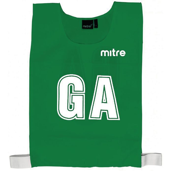 Mitre Netball Bib - Emerald - 40 Inch Up