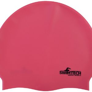 Swimtech Silicone Swim Cap - Pink