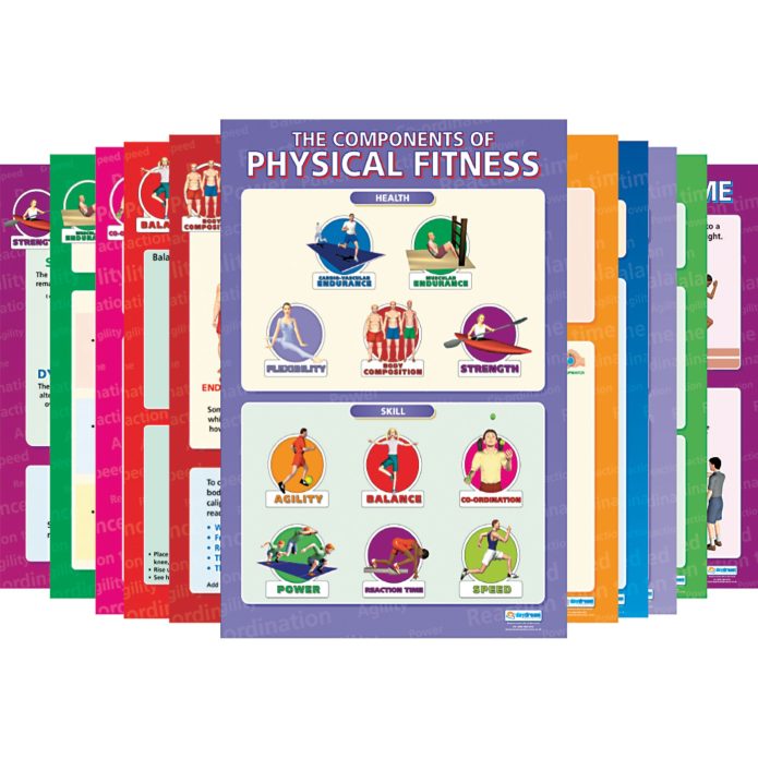 Components of Physical Fitness Posters