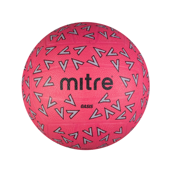 Mitre Oasis Netball - Size 5 - Pink