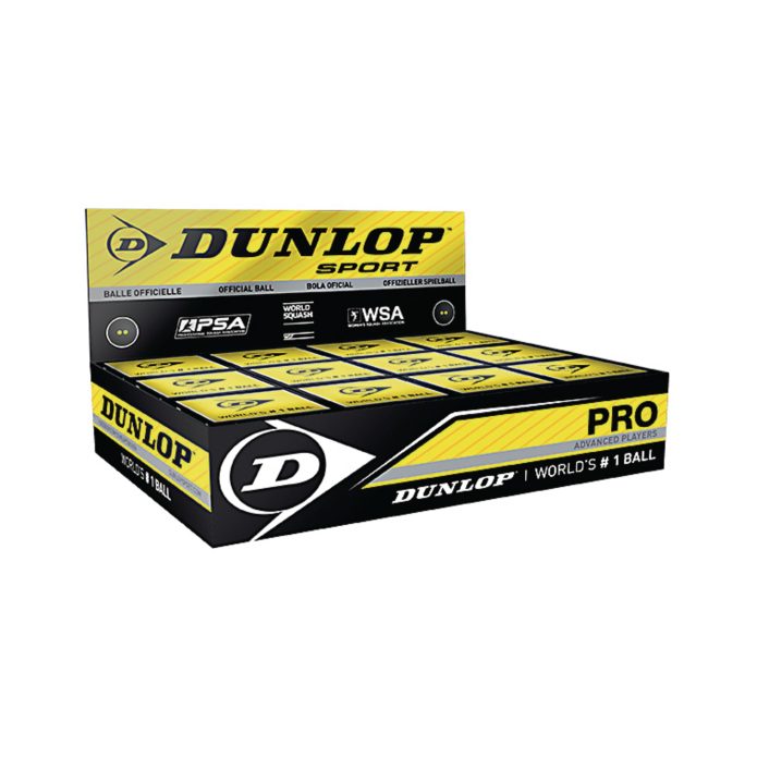 Dunlop Pro Squash Ball Box x 12