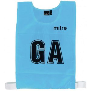 Mitre Netball Bib - Sky Blue - 40 Inch Up