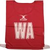 Gilbert Plain M Nball Bib - P7 - 10-14 - Red