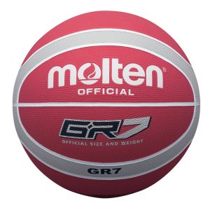 Molten BGR Red-Silver Basketball - Size 7