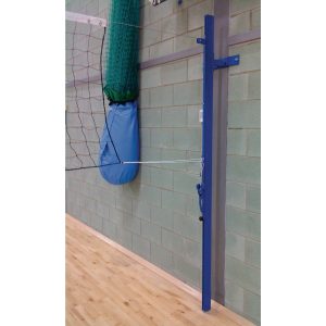 Wall-Mounted Volleyball Post Pair