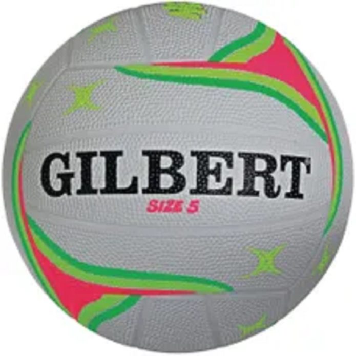 Gilbert APT Netball - Fluoro Green - Size 5