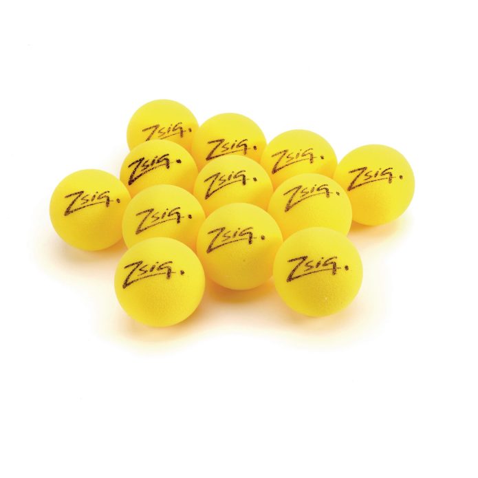 Zsig 8cm Foam Mini Tennis Ball - Pack of 12