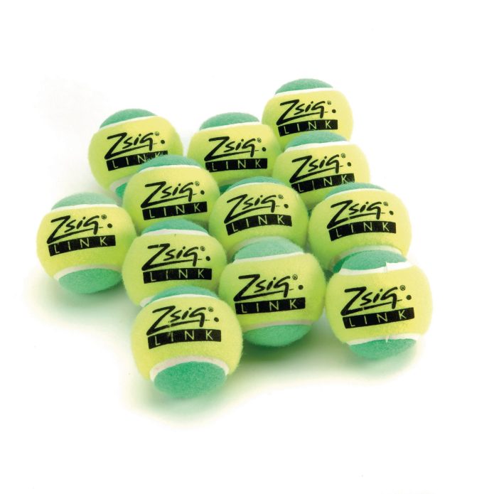 Zsig Link Mtennis Ball - Green - Pack of 12