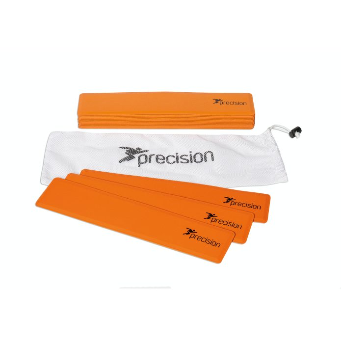 Precision Rectangular Rubber Markers - Pack of 15 - Orange