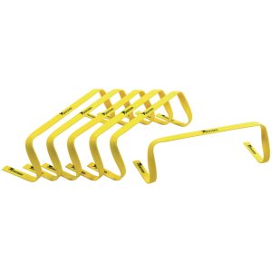 Precision Flat Hurdles - Pack of 6 - 6 Inches - Yellow