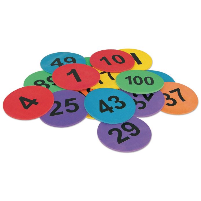 Vinex Number Spots - 100 Pieces