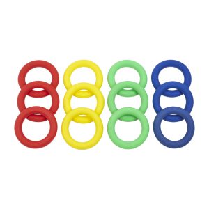 PVC Ring - Pack of 12 Mixed Colours