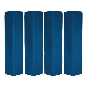 Rugpost Pads - Single Colour - 8 Inch Diameter Posts - Set of 4