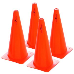 Precision 12 Inch Traffic Cones - Pack of 4