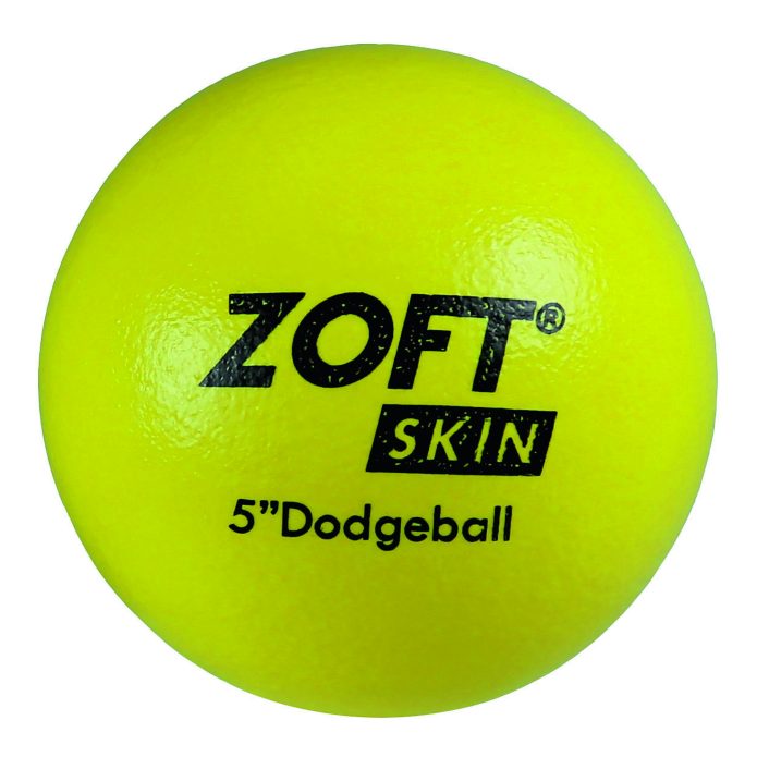 Zoftskin Dodgeball - 5 Inches - Pack of 6 with Bag