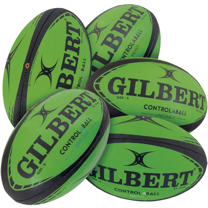 Gilbert Control-a-ball Rugby Ball - 5 Pack - Size 5