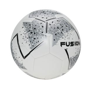 Precision Fusion Football - Size 4 - White/Silver - Pack of 8