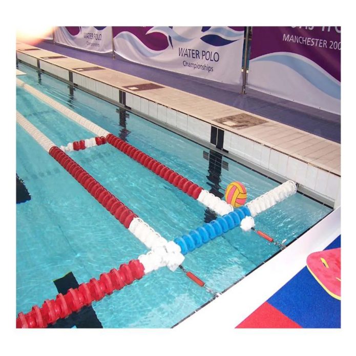 Water Polo Pitch 6 - Red/White/Blue - 50 Meters