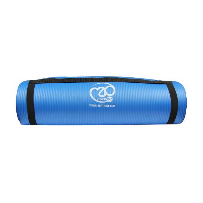 Stretch Fitness Mat - Light Blue - 10mm