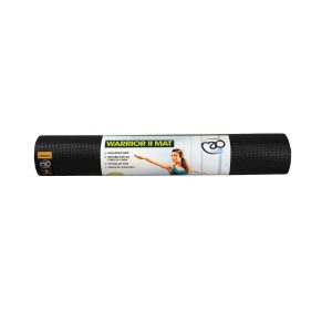 Warrior Yoga II Mat - Black - 4mm