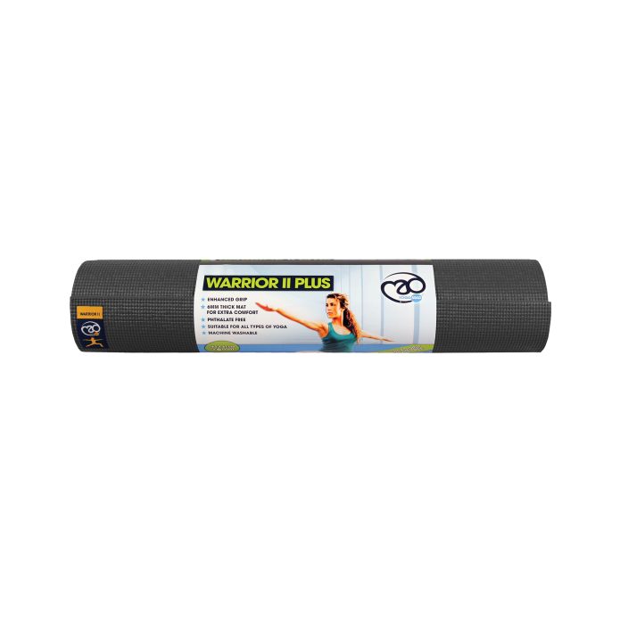 Warrior Yoga II Mat - Graphite - 6mm