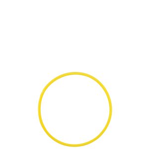 Hula Hoop - 460mm - Yellow