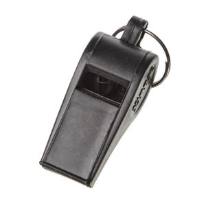 Large Black Plastic Whistle