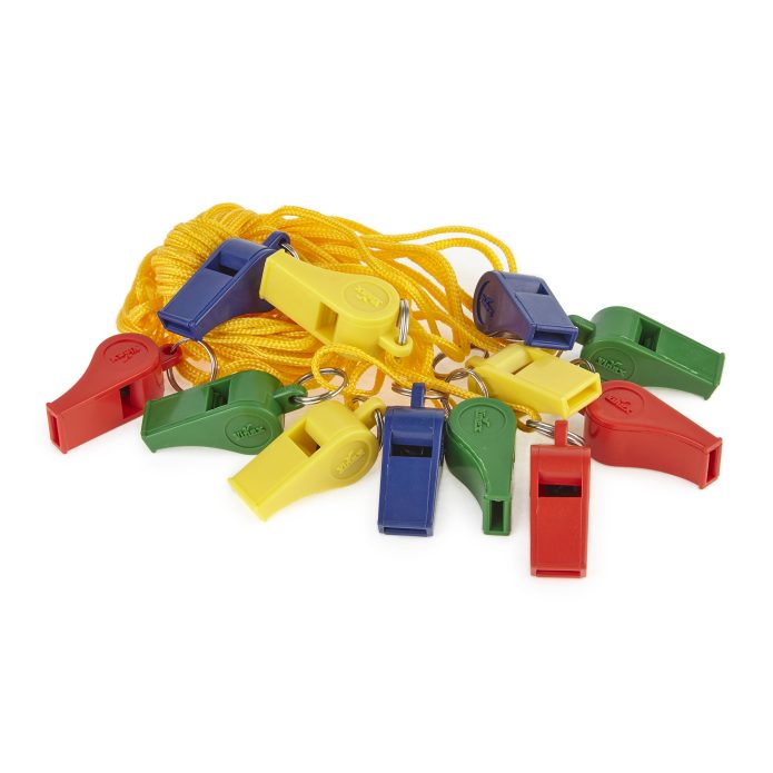 Dsx Plastic Whistle Set - Pack of 12