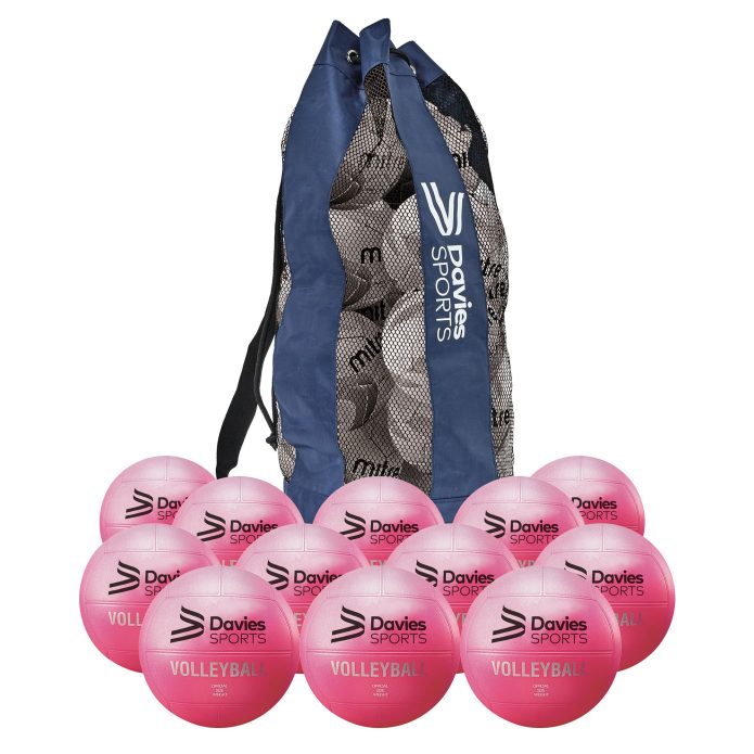 Vinyl Non-Sting Volleyball - Pack of 12 With Bag