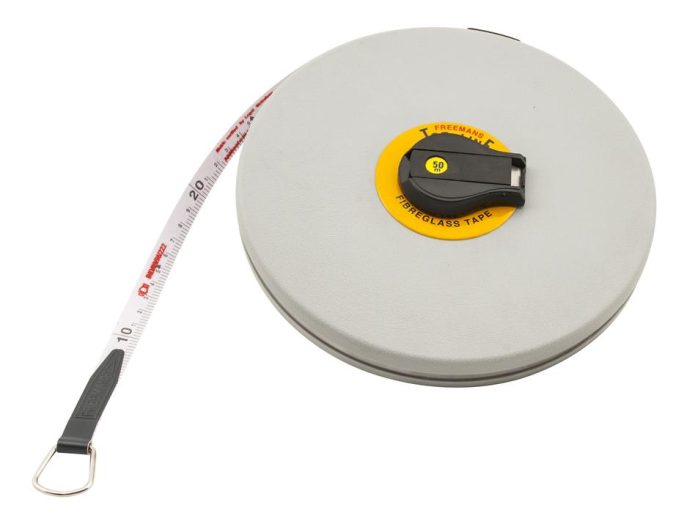 Closed Reel Measuring Tape - 50 Meters