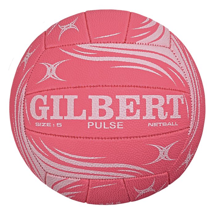 Gilbert Pulse Netball - Size 5 - Pink